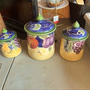 Scandicci flour canisters